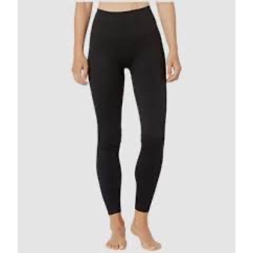 Spiritual Gangster Women's Black Love Sculpt High-Rise Rib Knit Leggings XS/S